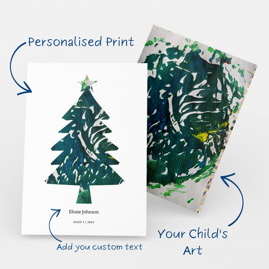 Christmas Tree - Custom Holiday Art Print